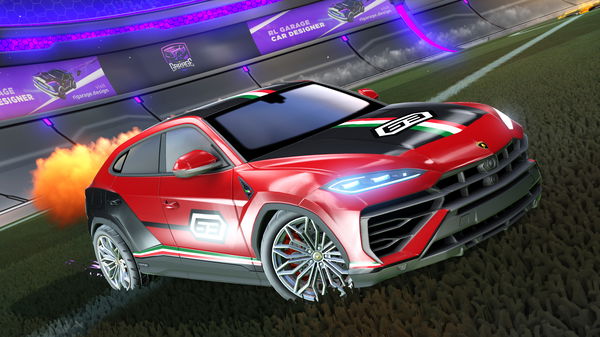A Rocket League car design from rvdvvdv