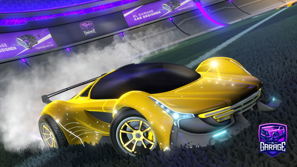 A Rocket League car design from PiGN