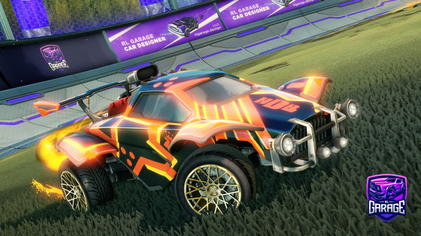 A Rocket League car design from TeamJW