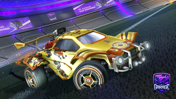 A Rocket League car design from Dualjayden101
