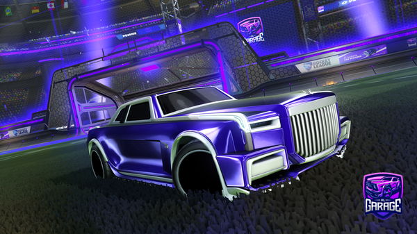 A Rocket League car design from DRACHENTRAX