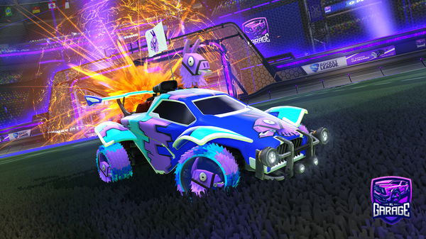 A Rocket League car design from ttvtr0p1cal