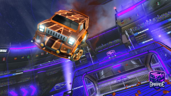 A Rocket League car design from dookiebozo