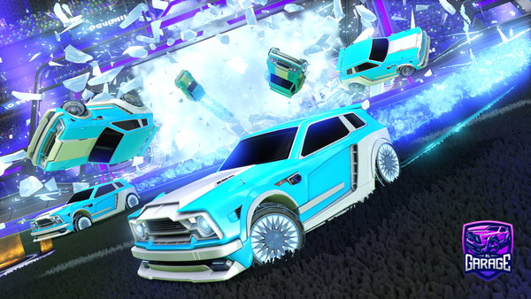 A Rocket League car design from santipropropro