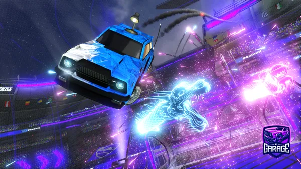 A Rocket League car design from Dominator34