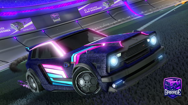 A Rocket League car design from lomono