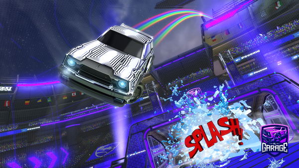 A Rocket League car design from Samupriscillo