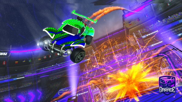 A Rocket League car design from Champ123