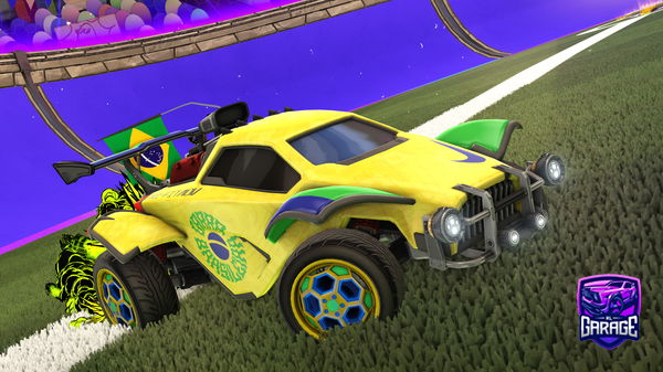 A Rocket League car design from jurucutudd