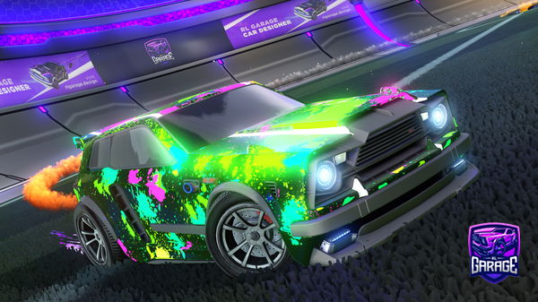 A Rocket League car design from GG_RlCS