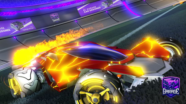 A Rocket League car design from TheSmilingOne