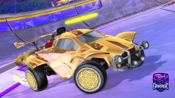 A Rocket League car design from xYousha