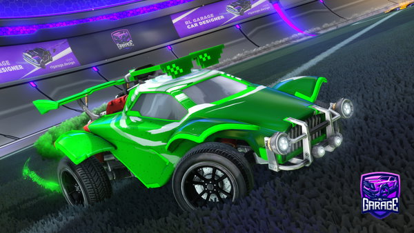 A Rocket League car design from flakie1110