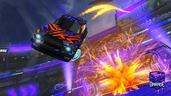 A Rocket League car design from RaccoonsYum