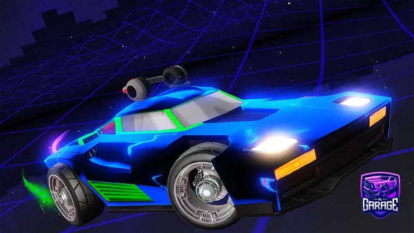 A Rocket League car design from SilkyThrush1