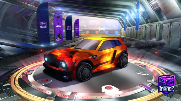 A Rocket League car design from IsolatedDoor7805