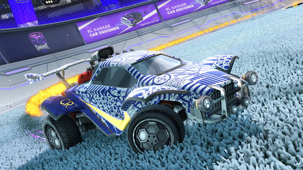 A Rocket League car design from Crayonzs