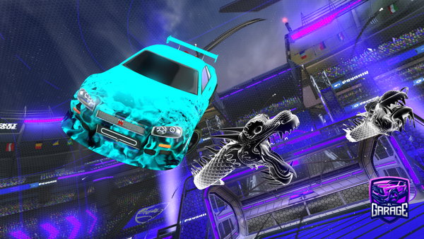 A Rocket League car design from dateager