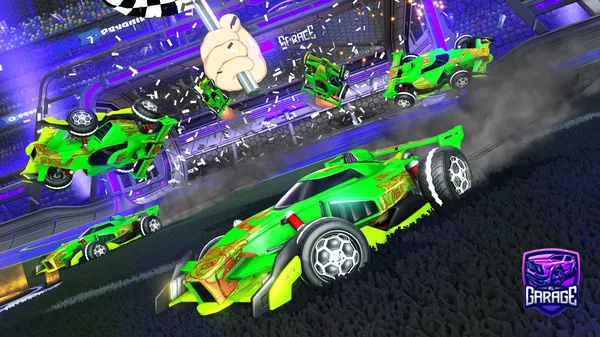 A Rocket League car design from munchy
