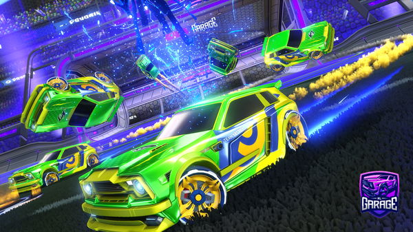 A Rocket League car design from RudeNiels