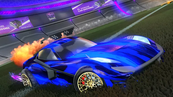 A Rocket League car design from XbonYT