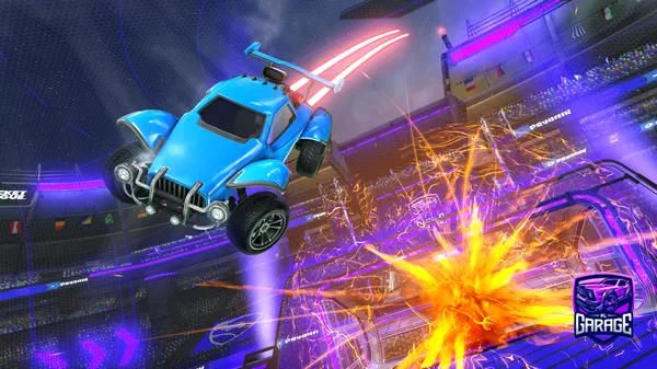 A Rocket League car design from SoccerSunday