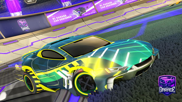 A Rocket League car design from irosario78