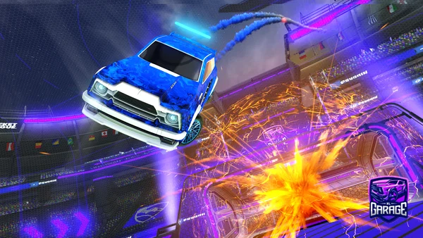 A Rocket League car design from tvct45p