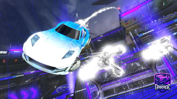 A Rocket League car design from ILikeTrains346