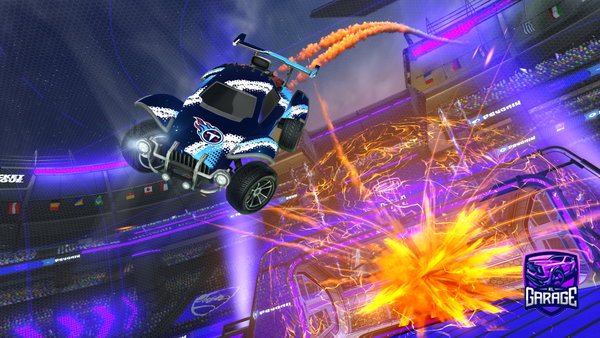 A Rocket League car design from Fentress