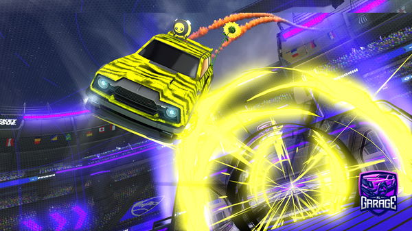 A Rocket League car design from Wobie1989