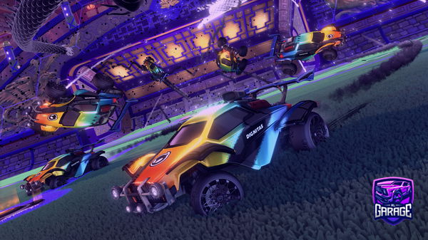 A Rocket League car design from Marvin1XD