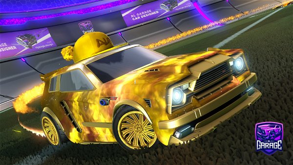 A Rocket League car design from Not_in_soul