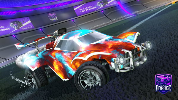 A Rocket League car design from ChuckFighting