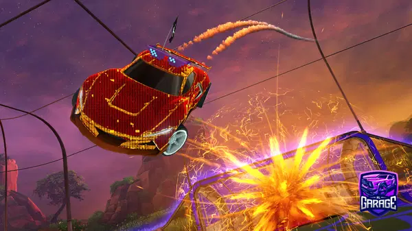 A Rocket League car design from miguelarts12