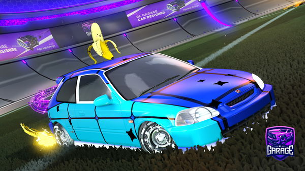 A Rocket League car design from Fallus