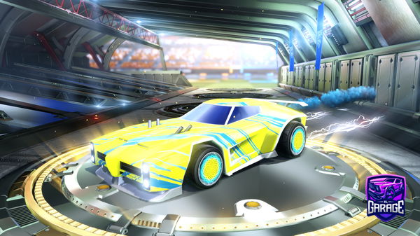 A Rocket League car design from RubixCubix21