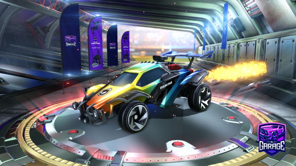 A Rocket League car design from Libellulle