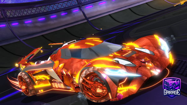 A Rocket League car design from Matima3305