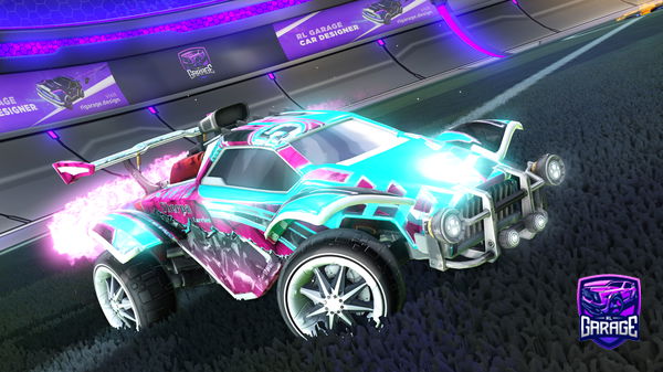 A Rocket League car design from DesirousVoice84