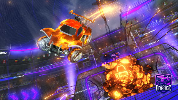 A Rocket League car design from 4L1