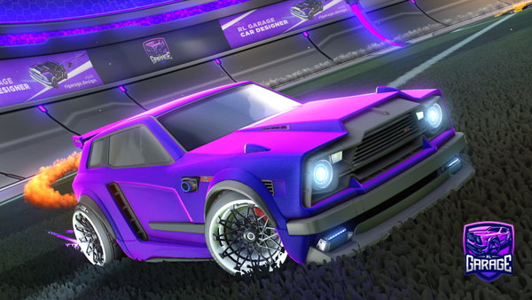 A Rocket League car design from Qutiba