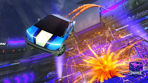 A Rocket League car design from trooper7019