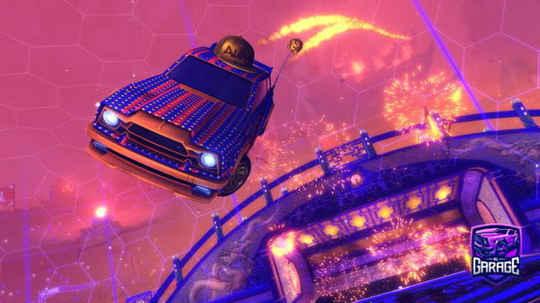 A Rocket League car design from lexa_du47