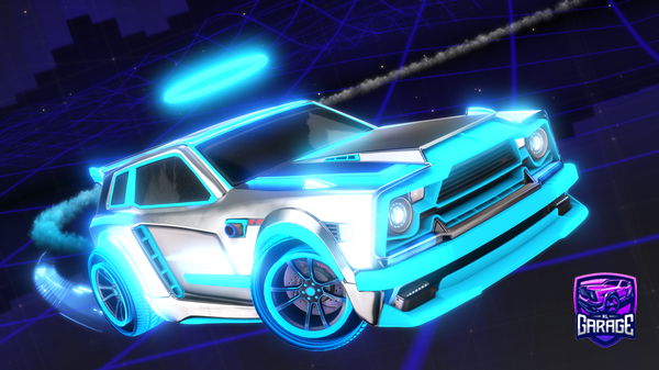 A Rocket League car design from Pixel_boy11