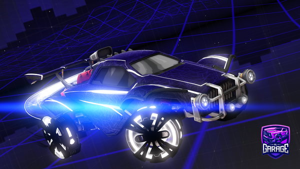 A Rocket League car design from JHJ24