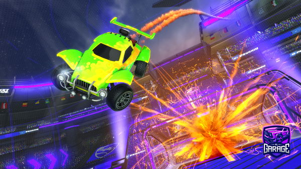 A Rocket League car design from CringyWaffle