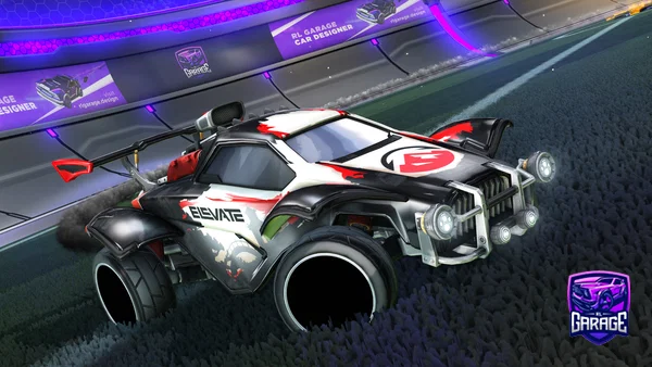 A Rocket League car design from okRalsei