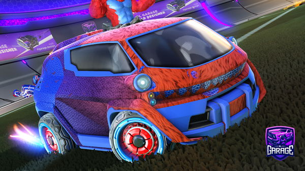 A Rocket League car design from JULA11