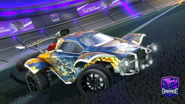 A Rocket League car design from Psych1cN1nja